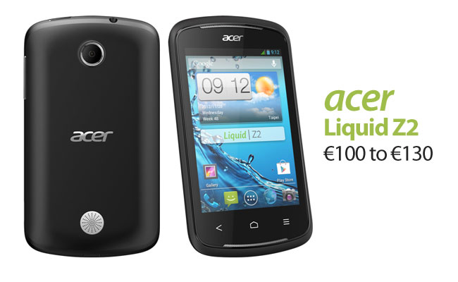 Acer Liquid Z2 is an entry-level JB droid with dual-SIM version