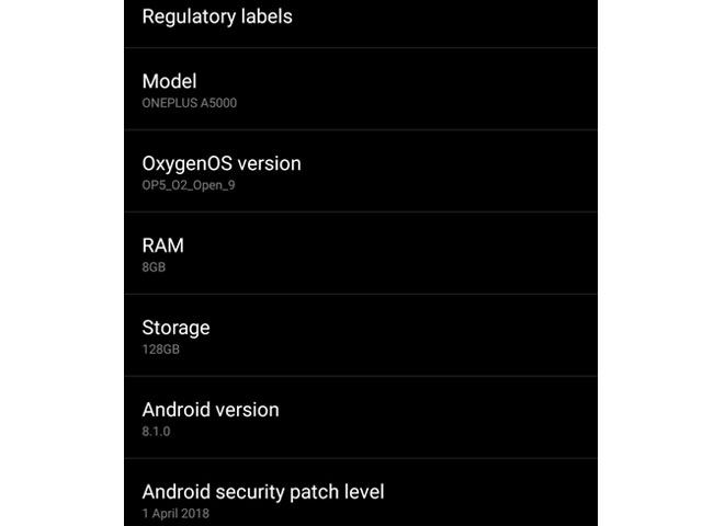 OnePlus 5 OxygenOS Open Beta 9 Update