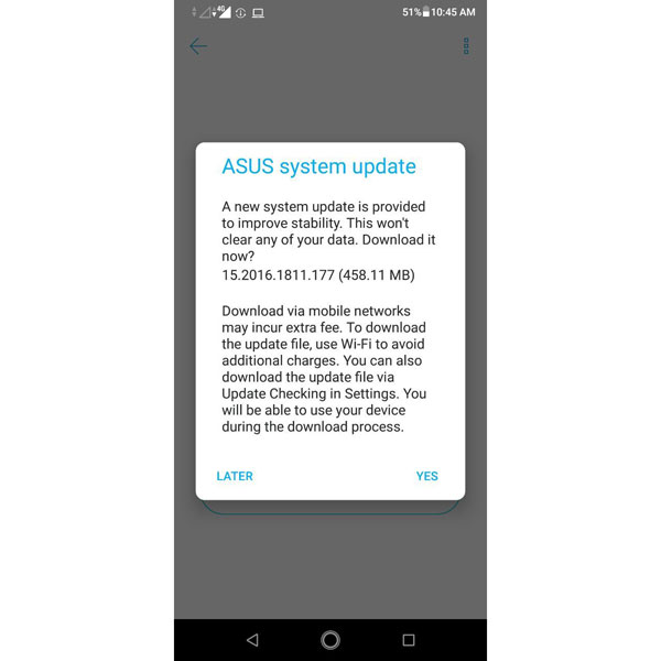 Asus Zenfone Max Pro M2 Software Update