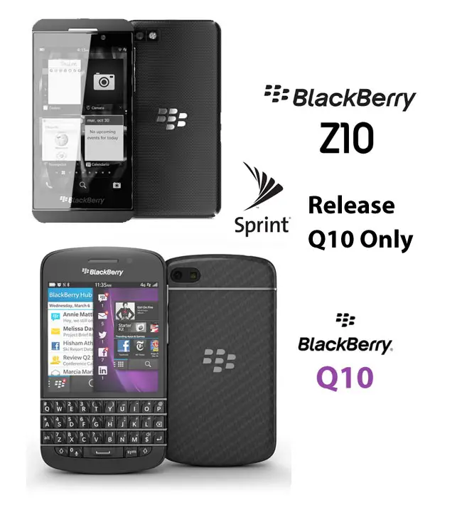 BlackBerry Z10 not coming to Sprint, only BlackBerry Q10 is coming