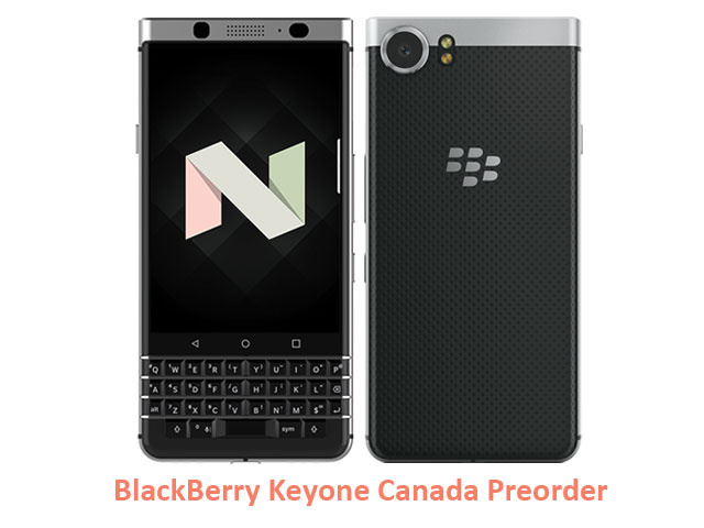 BlackBerry Keyone Preorder Rogers
