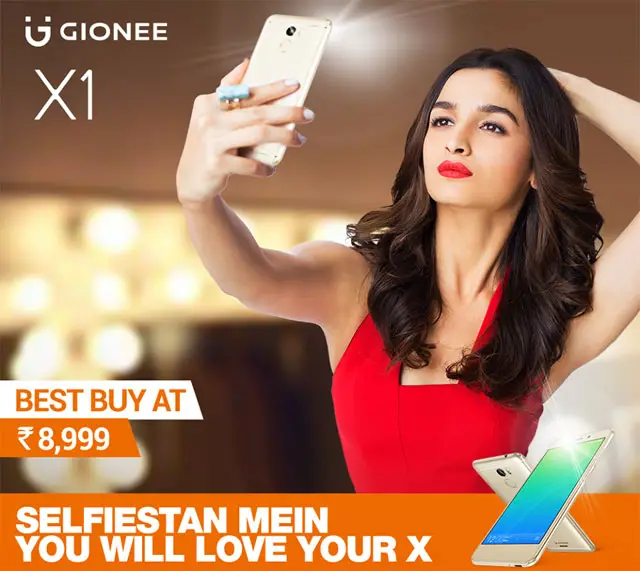 Gionee X1 Launch In India