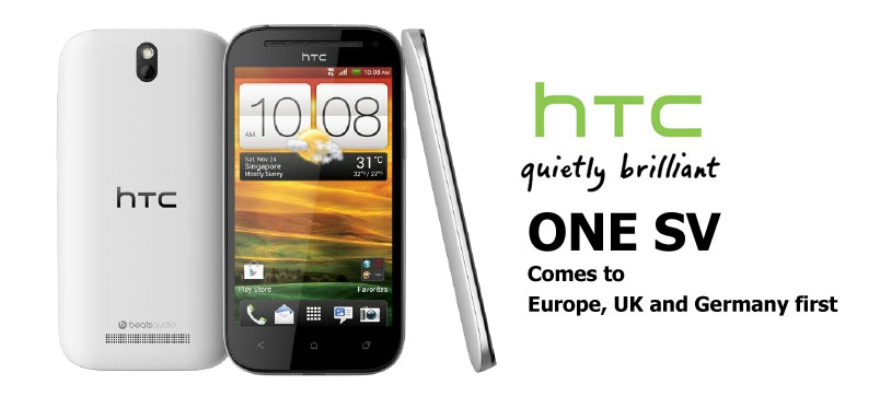 HTC One SV comes to Europe, UK and Germany