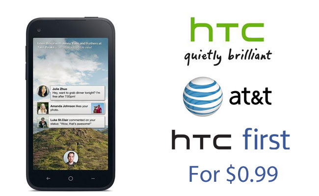 AT&Tâ€™s HTC First gets massive price down to $0.99