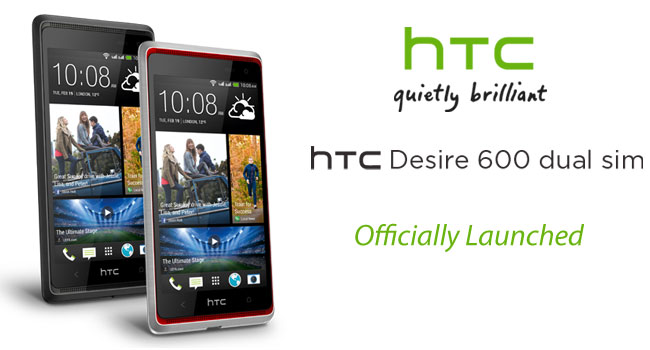 HTC officially unveiled Desire 600 dual sim