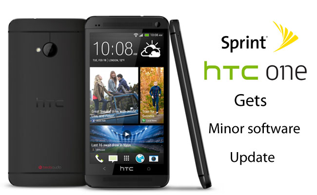 Sprint HTC One gets minor software update