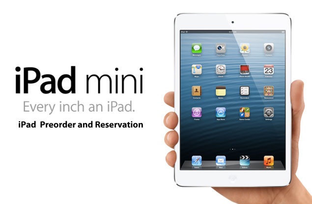 Apple opens iPad mini reservations for next-day in-store pickup