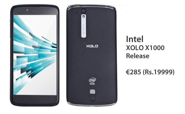 Intel XOLO launched X1000 smartphone Price â‚¬285 (INR19999) 