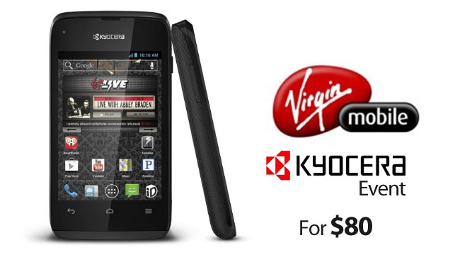 Virgin Mobile USA Introduces the Kyocera Event at $79.99 ($80)