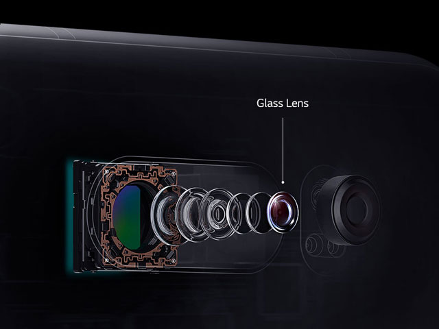 LG V30 Glass Lens Camera