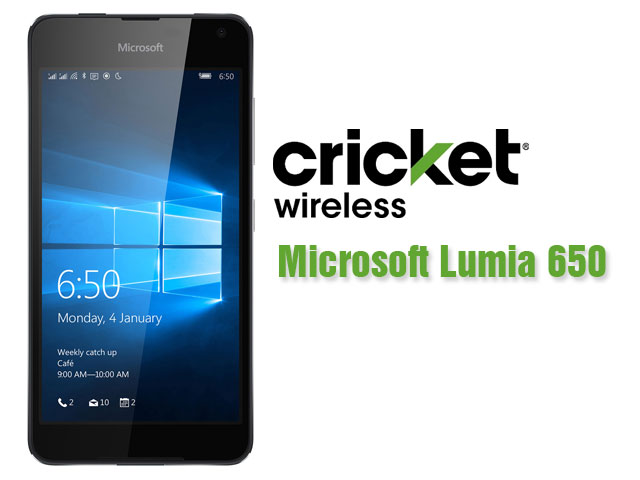 Cricket Wireless Lumia 650 Image