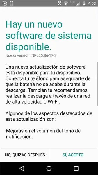 Moto Z Notification Sound Fix Update
