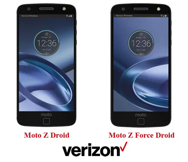 Verizon Moto Z Droid And Z Force Droid Image