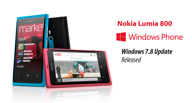 Windows Phone 7.8 Update is now rolling out to Nokia Lumia 800 
