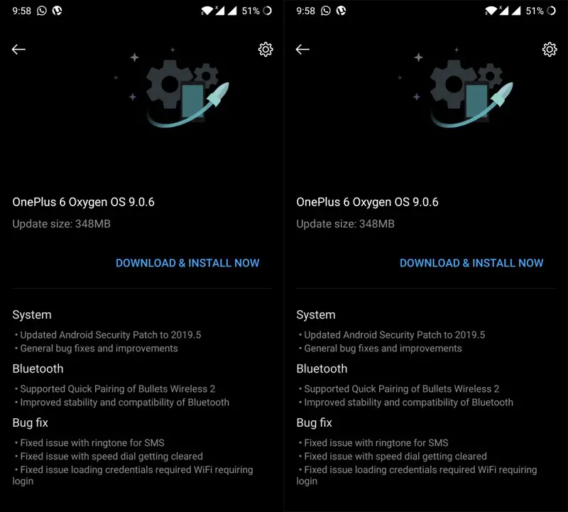 OnePlus 6 and 6T oxygen os update