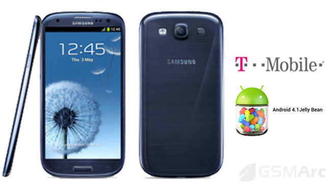 T-Mobile Samsung Galaxy S3 Android 4.1 Jelly Bean update