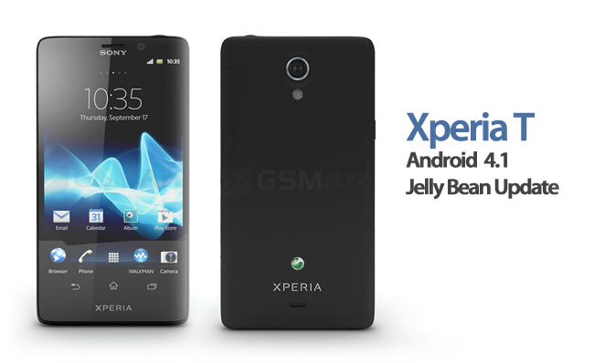 Sony Xperia T gets the Android Jelly Bean update