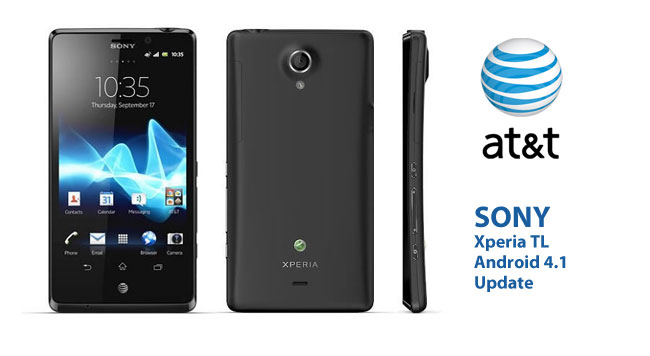 AT&T Sony Xperia TL Jelly Bean update rolled out and Now Available to Update