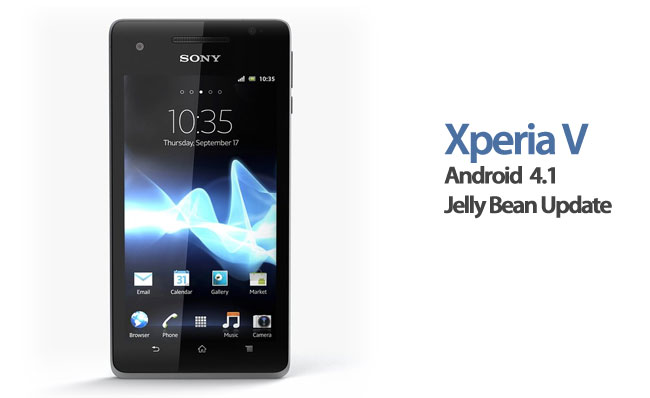 Sony Xperia V Jelly Bean update