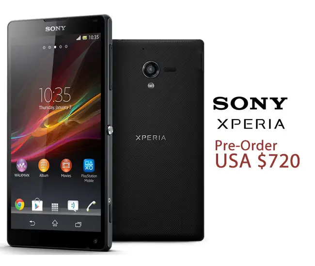 Sony Xperia ZL pre-order starts in US, contract free from $720