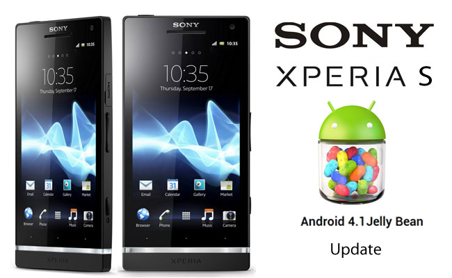 Sony Xperia S Android 4.1.2 Jelly bean update