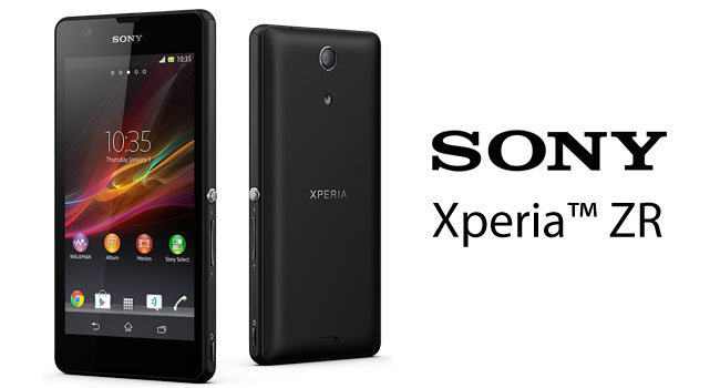 Sony introduces Xperia ZR waterproof smartphone