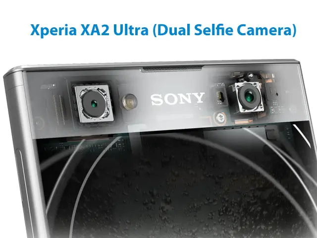 Xperia XA2 Ultra Dual Selfie Cameras