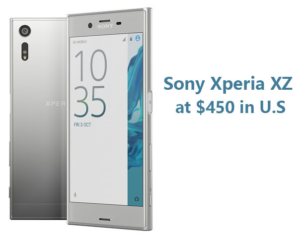 Sony Xperia XZ Deal Price USA