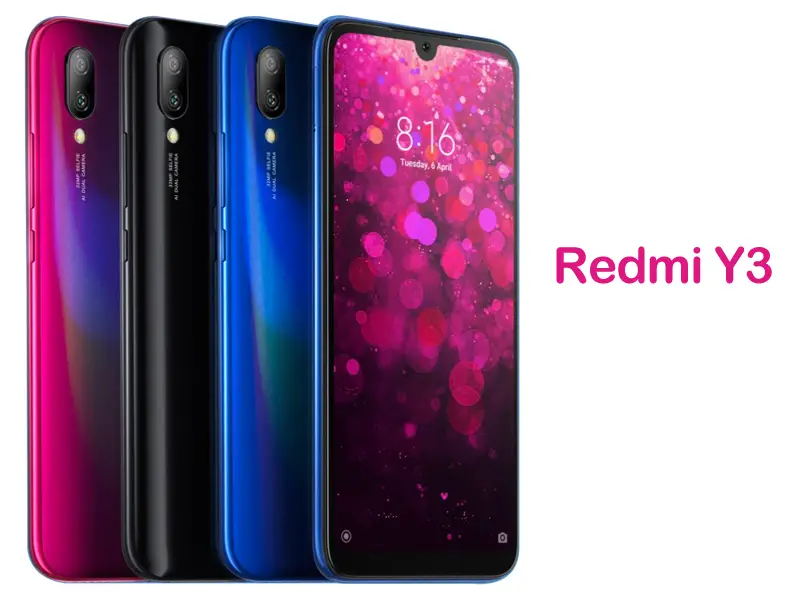 Redmi Y3 price, features and release date